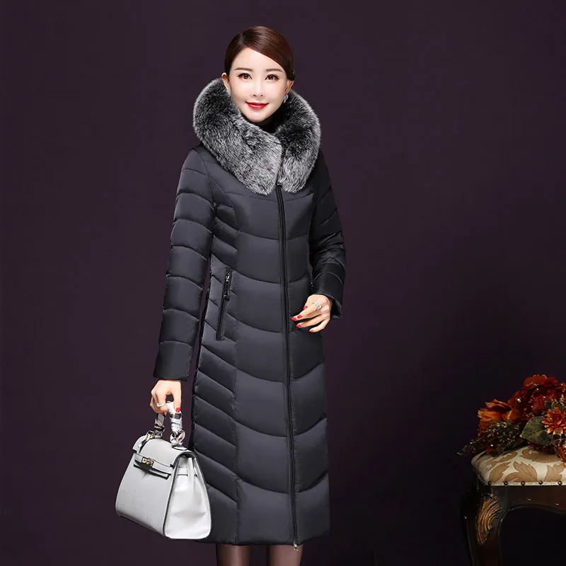 Пуховик среднего возраста зимнее высококачественное тонкое пальто новое теплое
