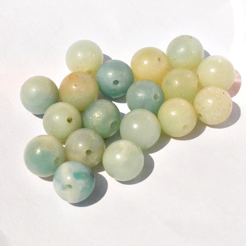 FLTMRH натуральный круглый тигровый глаз Амазонит гранат Бирюзовый говлит