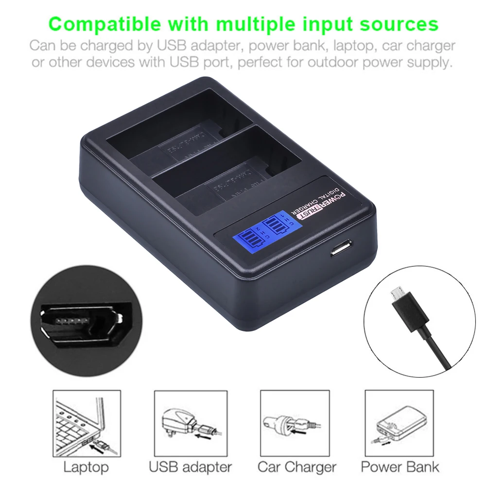 4 шт. аккумулятор для фотоаппарата 1860 мАч|camera battery|chargers for cameracamera battery charger |