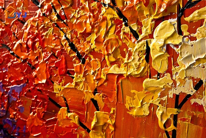 Цветок холст настенная живопись Ручная роспись Современная абстрактная картина