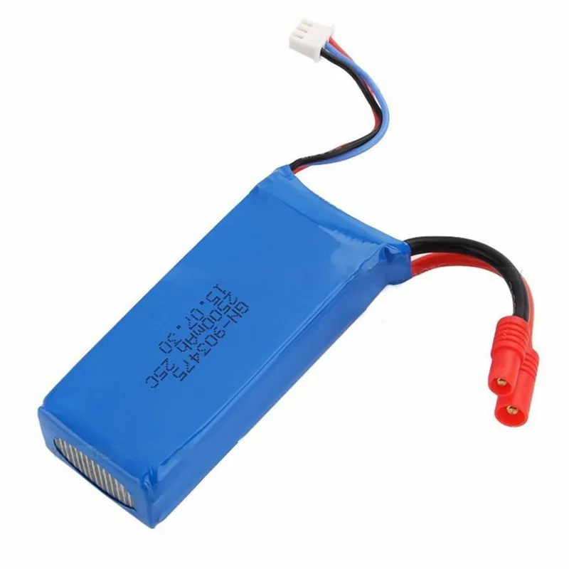 7 4 V 2500 mAh 2 S lipo Батарея разъемы с вилками типа банан костюм для Syma X8C X8W X8G X8HG wltoys v262