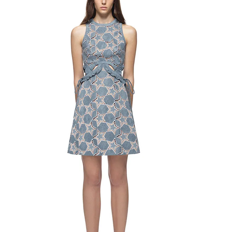 2019 сезон весна лето замшевые ажурные шить вышитые тонкая талия похудения отпуск