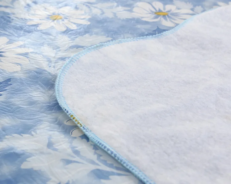 Скатерть из ПЭВА с цветочным принтом пасторальная Водонепроницаемая квадратная