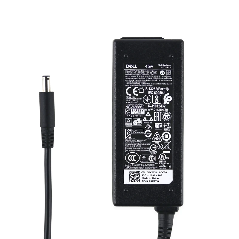 19,5 V 2.31A 45W Замена адаптера переменного тока питания для ноутбука Зарядное устройство для DELL XPS13 9360 9350 9343 9365 XPS12 LA45NM140 Vostro5370 13 5000