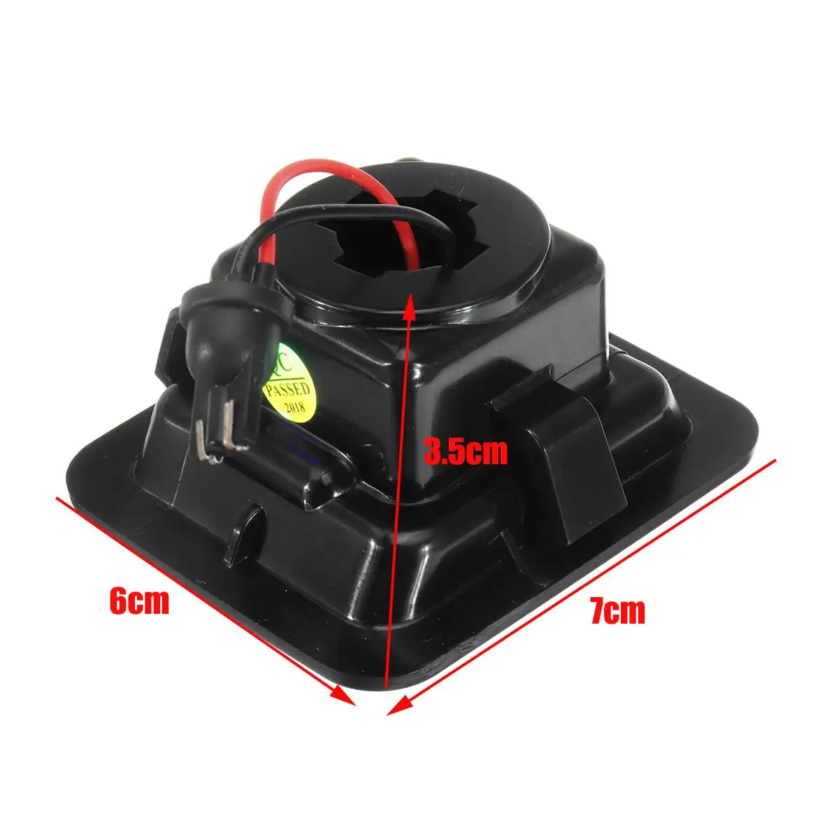 2x Копченый без ошибок светодиодные лампы номерного знака Белый светодиодный