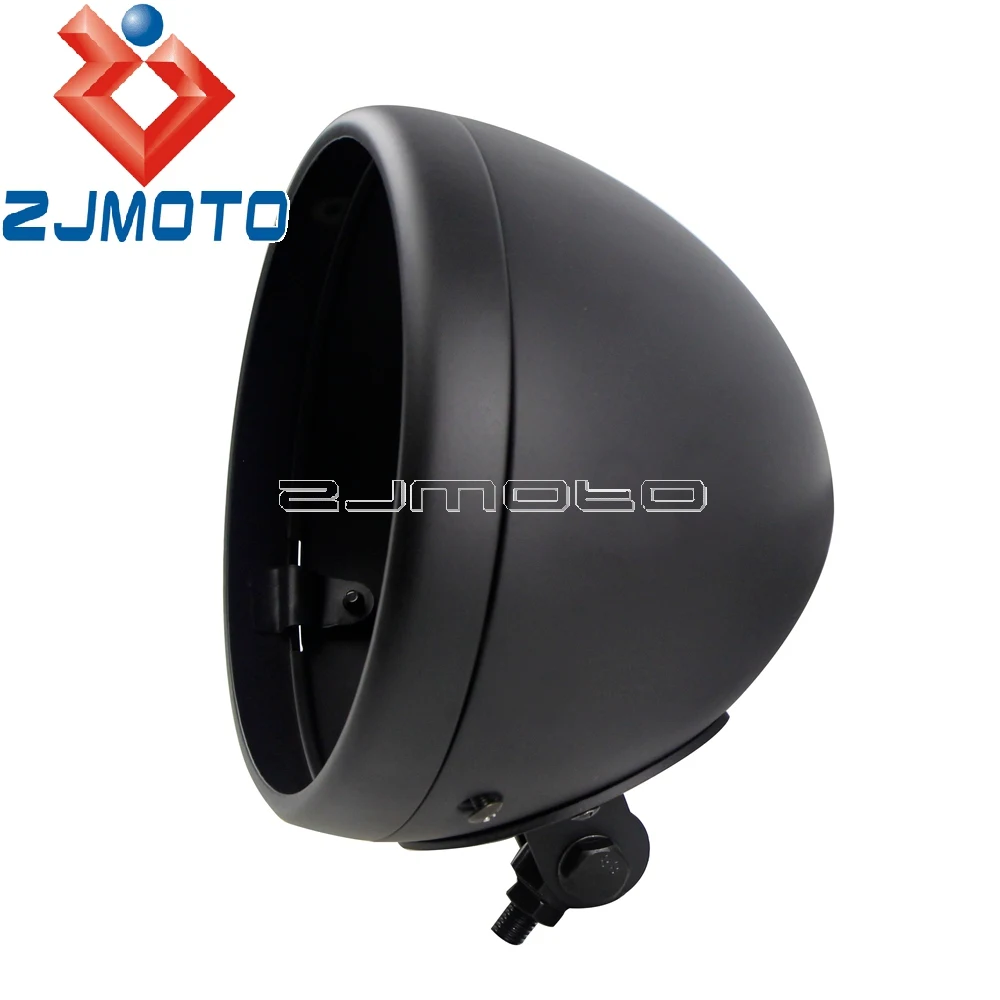 Универсальный хромированный мотоциклетный круглый светодиодный налобный