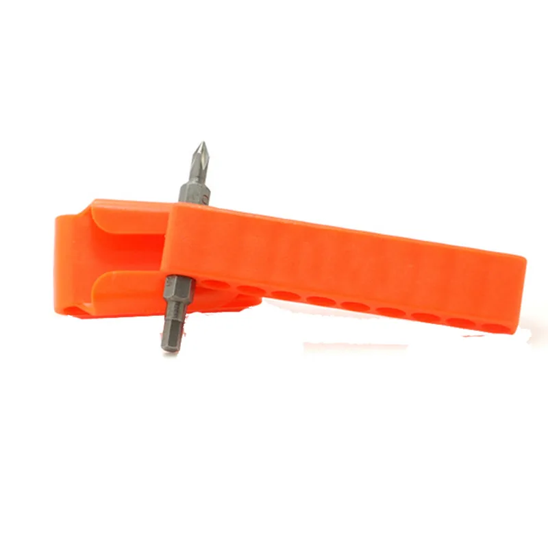 10 отверстий мягкие Пластик шестигранным хвостовиком отвертка бит держатель для