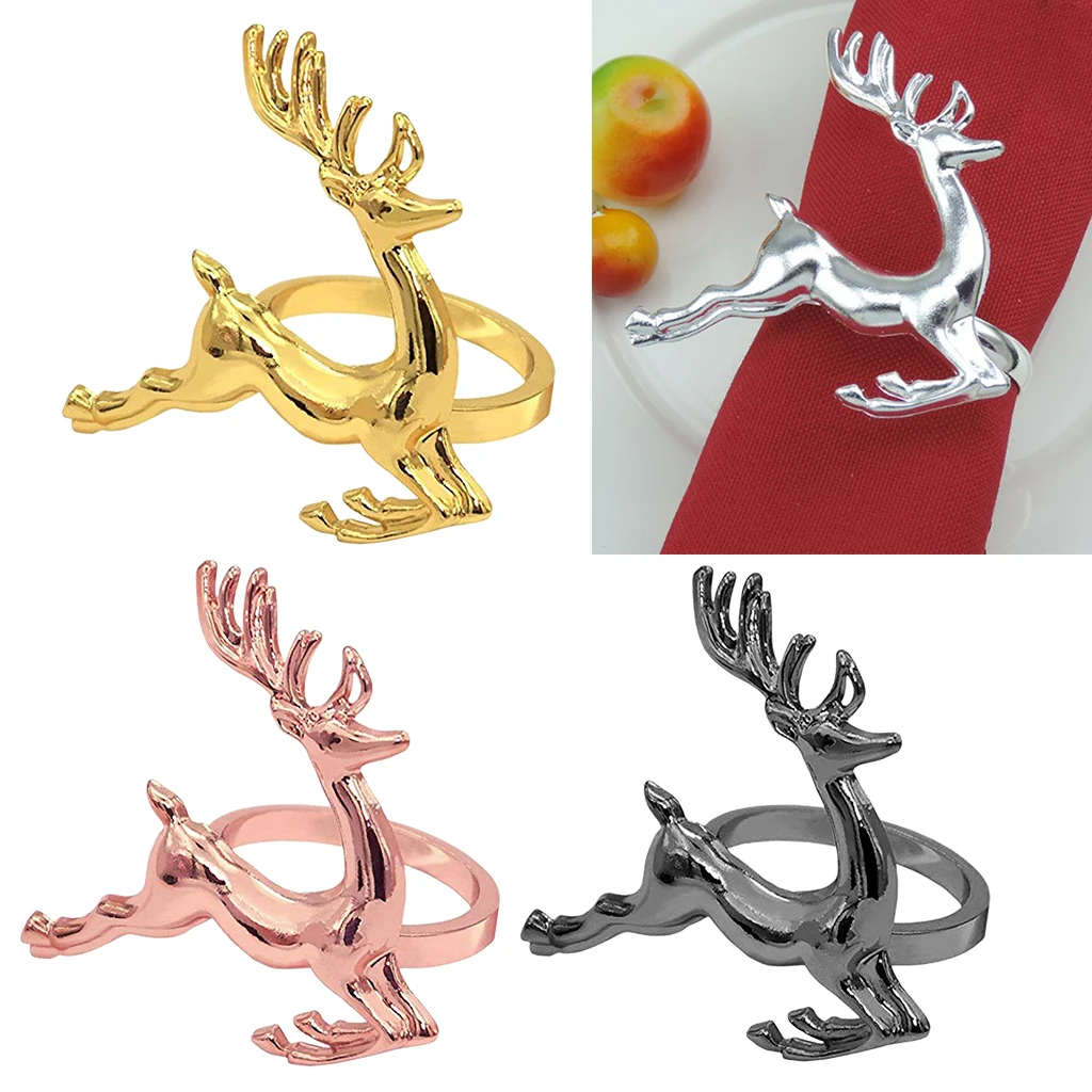 Из цинкового сплава цинковый сплав с принтом Олень дизайн держатели колечки для