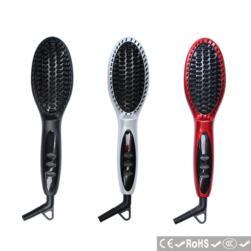 Электрический ЖК цифровой контроль выпрямления волос просто быстрый