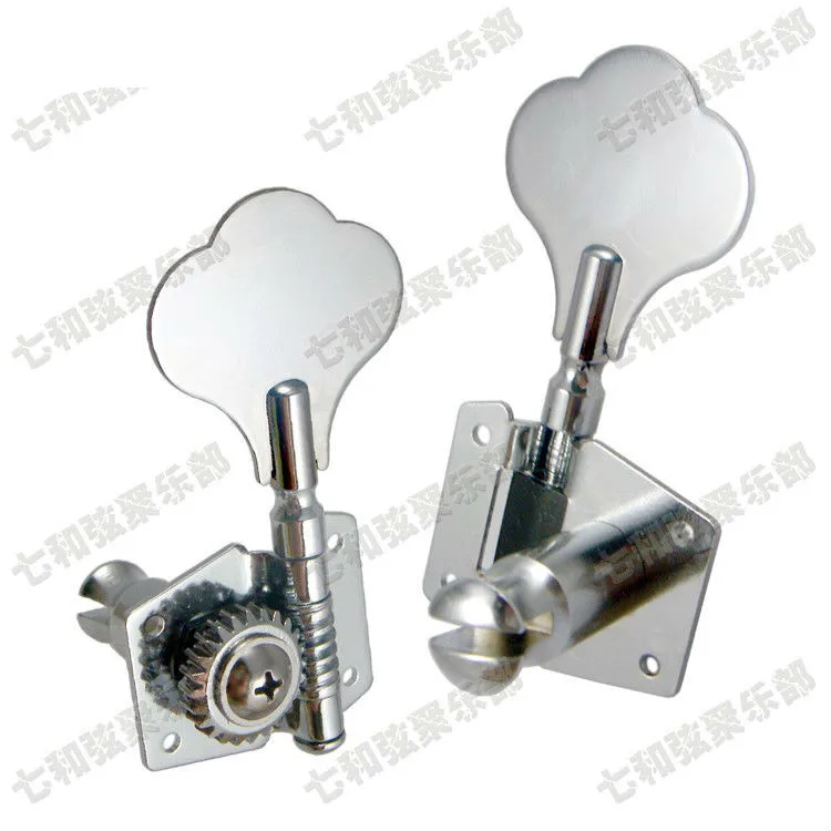 Набор 4R1L хромированные открытые электрические колышки для настройки бас гитары