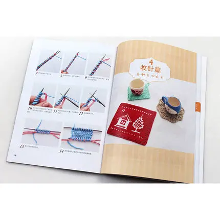 Подробное объяснение способа вязания подъемов и закрытия нулевой базовой палки