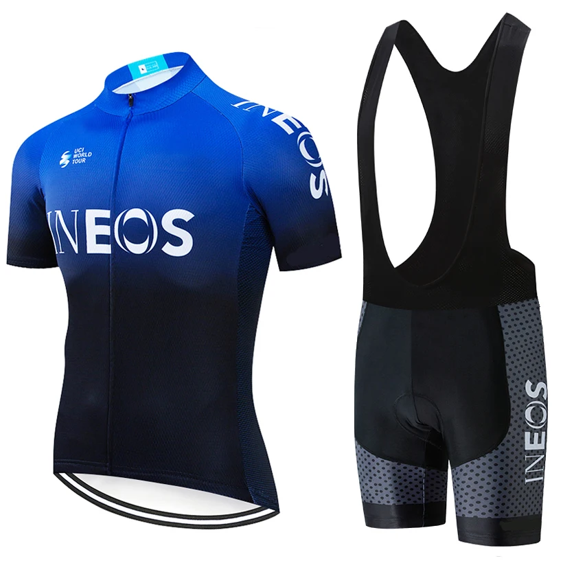Командный, черный, белый, INEOS PRO, для велоспорта, Джерси, нагрудники, шорты, костюм, Ropa Ciclismo, мужская летняя быстросохнущая одежда для велоспорта