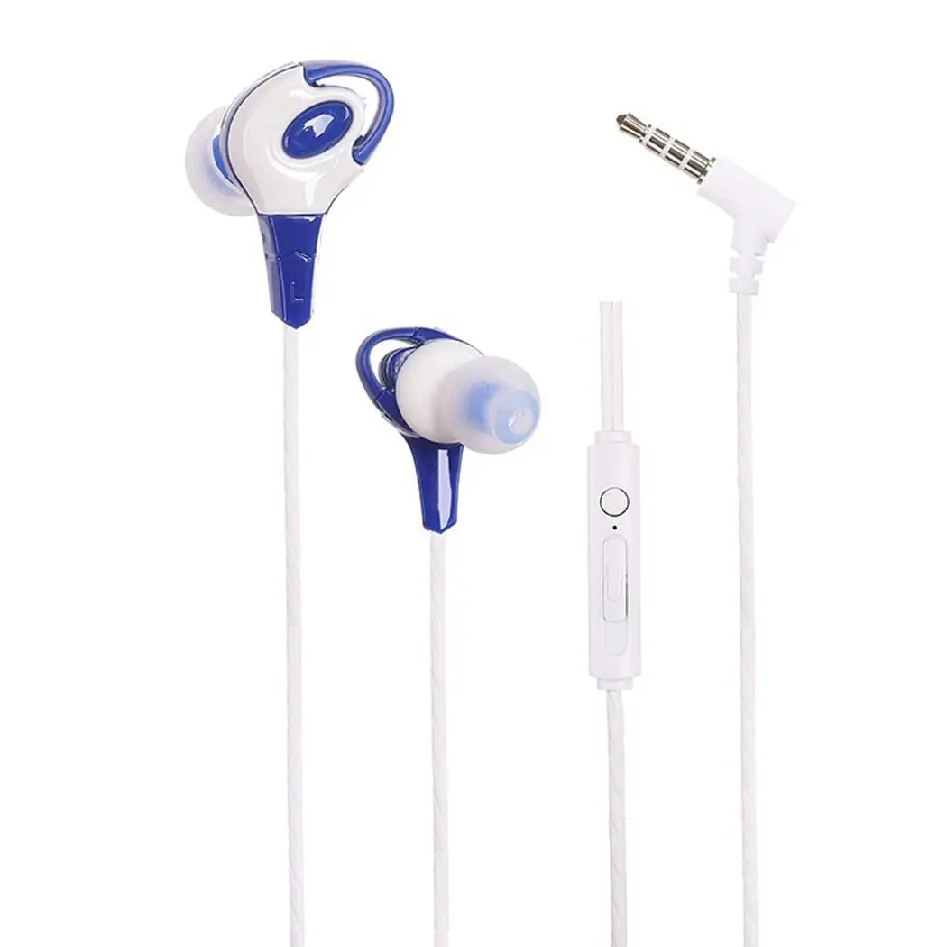 New PVC Memory Wire Earbud Stereo Sport In-Ear 115cm/45.28inch (In Ear) Only Gym Casual Double Earphones | Электроника