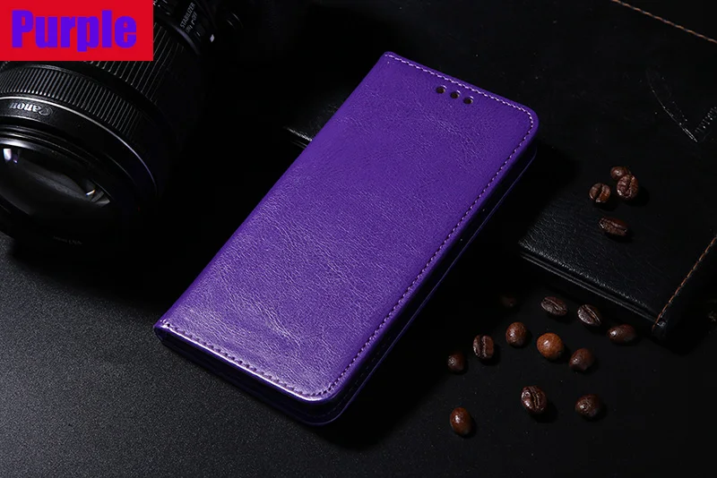 Purple Кожаный чехол-кошелек Prmiume для sony Xperia Z Z1 Z2 Z3 Z4 Z5 Premium XA1 XZ XZ1 XZ2 XA2 C3 S39H Compact Ultra Plus - Цвет: Purple