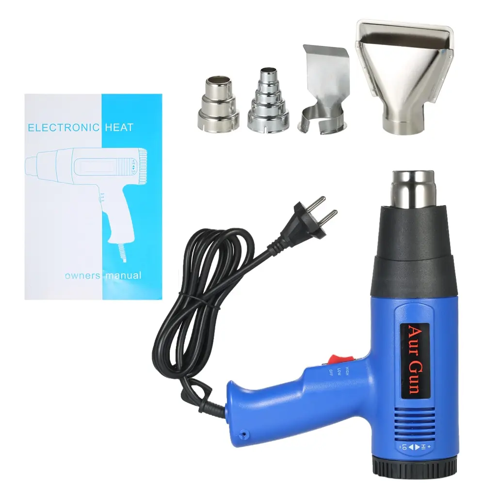 1800 Вт Регулируемая температура горячего воздуха пистолет быстрого нагрева
