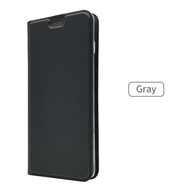 Gray Чехол для samsung S10 из искусственной кожи Магнитная Крышка карты карманный кошелек чехол для samsung Galaxy S10+ S10e S10 рlus Lite чехол Funda - Цвет: Gray