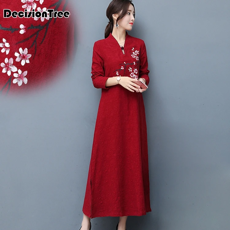 Современное китайское традиционное платье, красное, длинное, qipao, кружевное, Русалка, для невесты, свадебное, cheongsam vestido robe chinoise, Восточное