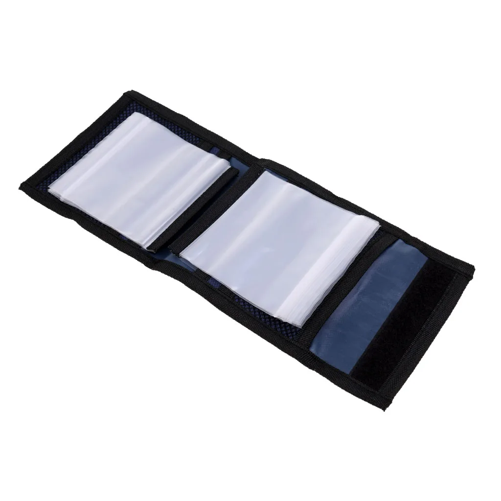 Синий кошелек для поводка из лески сумочка с коническими линиями 12 съемных