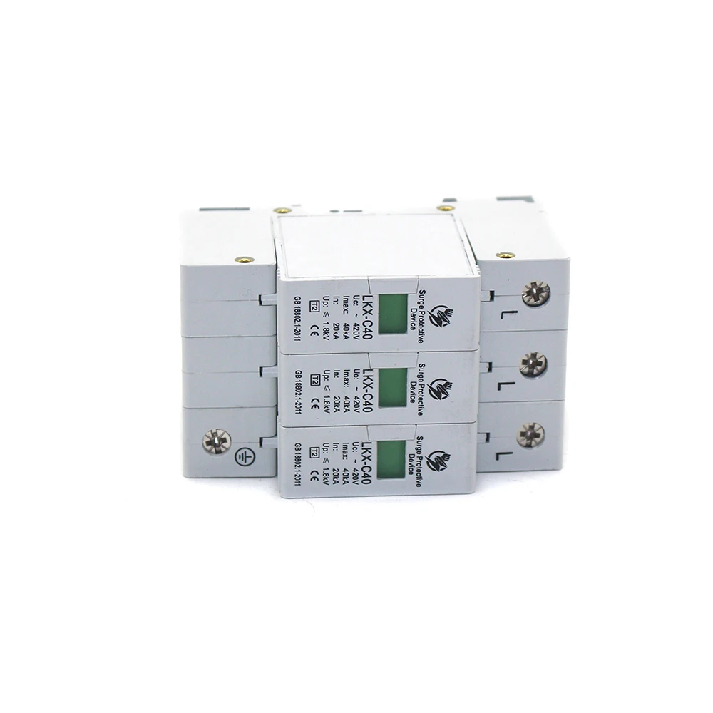 Горячая Распродажа 20KA ~ 40KA 275V AC SPD Защита от перенапряжения для дома устройство