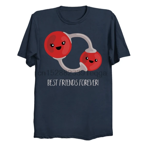 Мужская футболка с коротким рукавом Best Friends Forever женская футболка|Мужские
