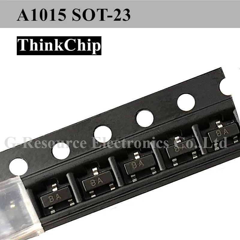 (100 шт.) A1015 SOT-23 2SA1015 SMD Триод PNP сигнальный транзистор (маркировка BA)