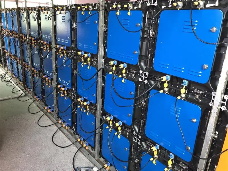 64*64 модульная конструкция установка и удаление легко сборка 256*128 мм p8 открытый