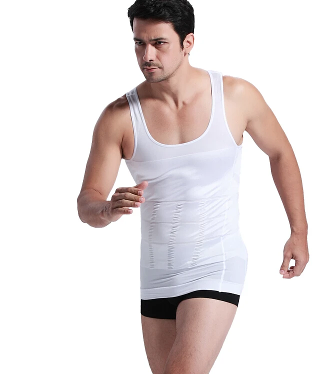 Брюшный корсет PRAYGER Body Shaper тонкие футболки для мужчин Shaper для похудения живота майка гинекомастия компрессионная шлейка-жилетка