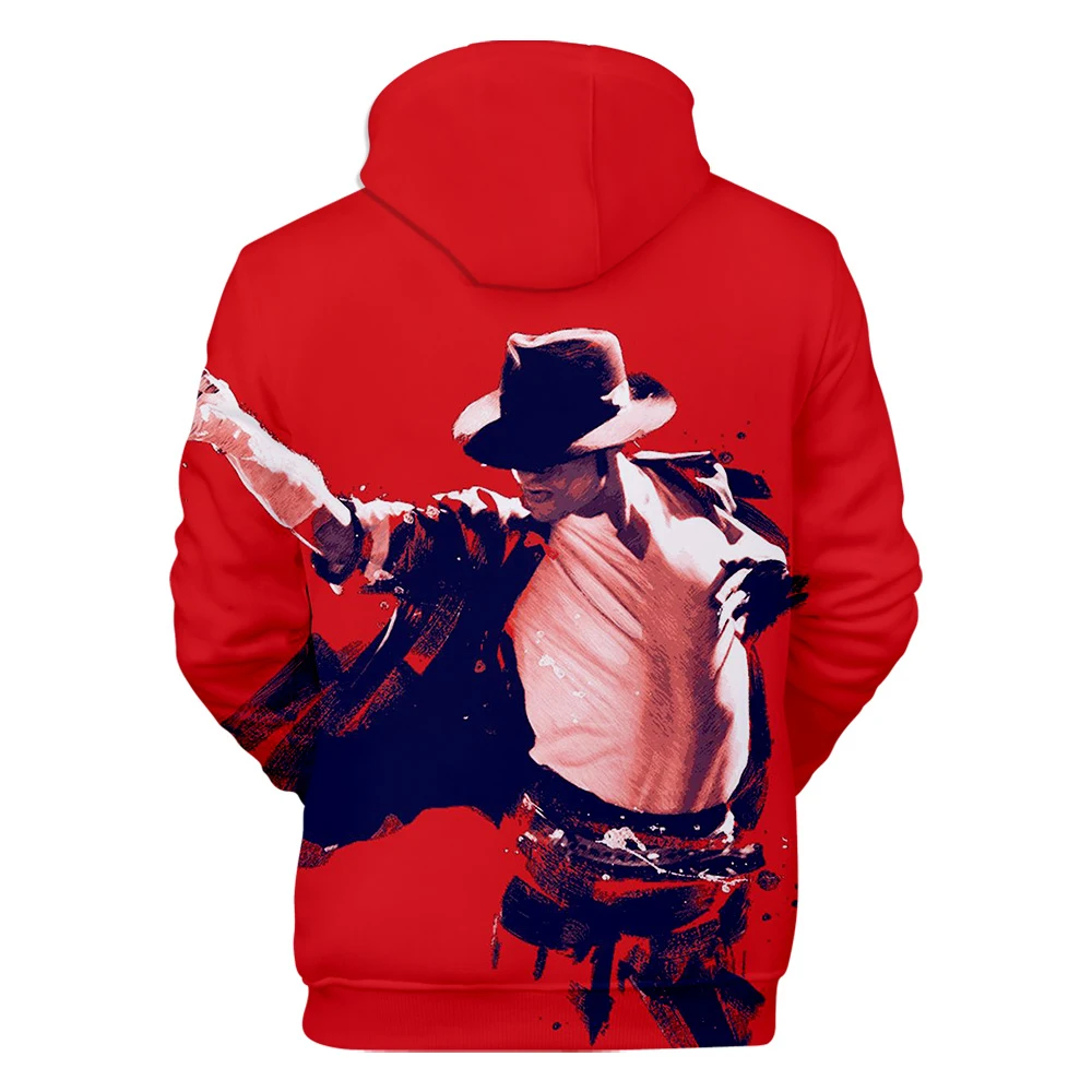 Michael Jackson Hooded Sweatshirt Male pullover Keep warm Hoody Singer Michael Jackson Hip Hop Harajuku Men Streetwear