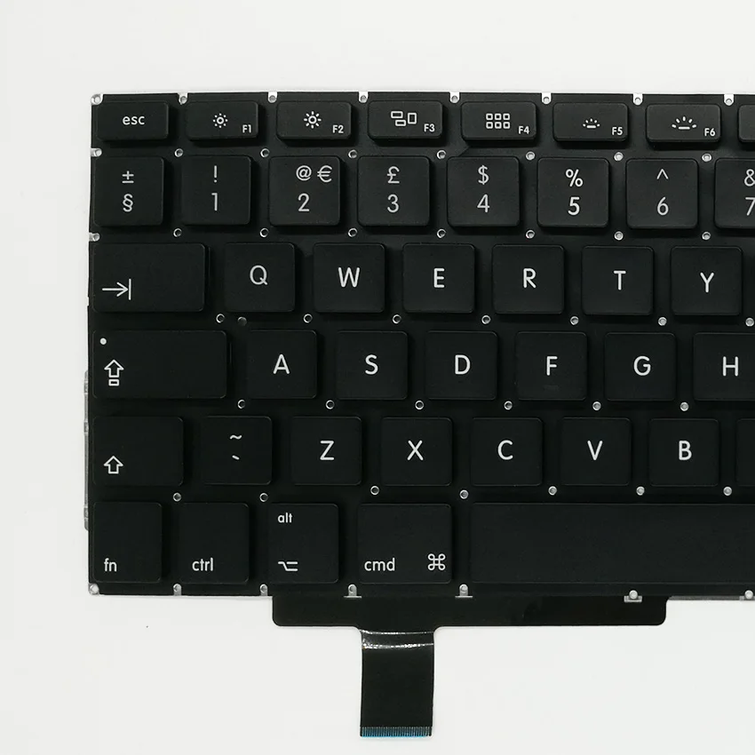 Новинка Клавиатура для ноутбука с британской раскладкой Macbook Pro 17 &quotA1297