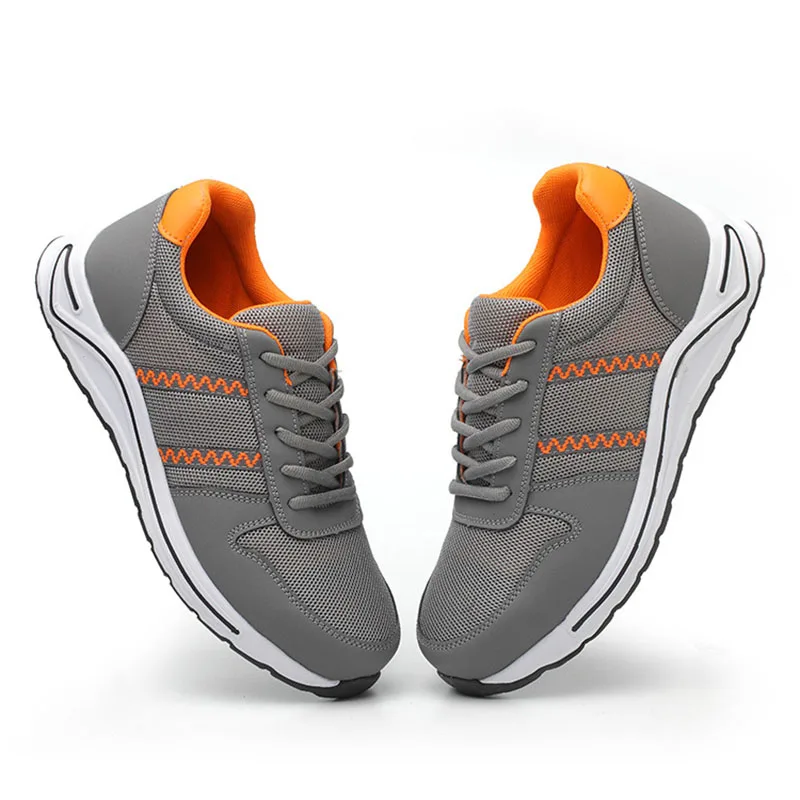 Рабочая обувь мужская летняя дышащая со стальным носком для альпинизма на