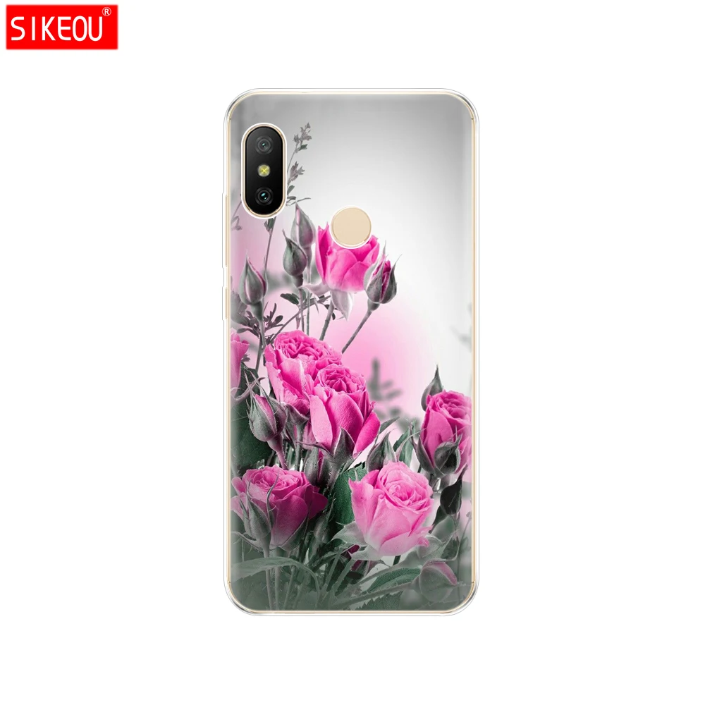 12072 Силиконовый чехол для Xiaomi mi A2 LITE, чехол с полной защитой, мягкая задняя крышка из ТПУ, чехол для телефона s для Xio mi A2 LITE, бампер, чехол с котом - Цвет: 12072
