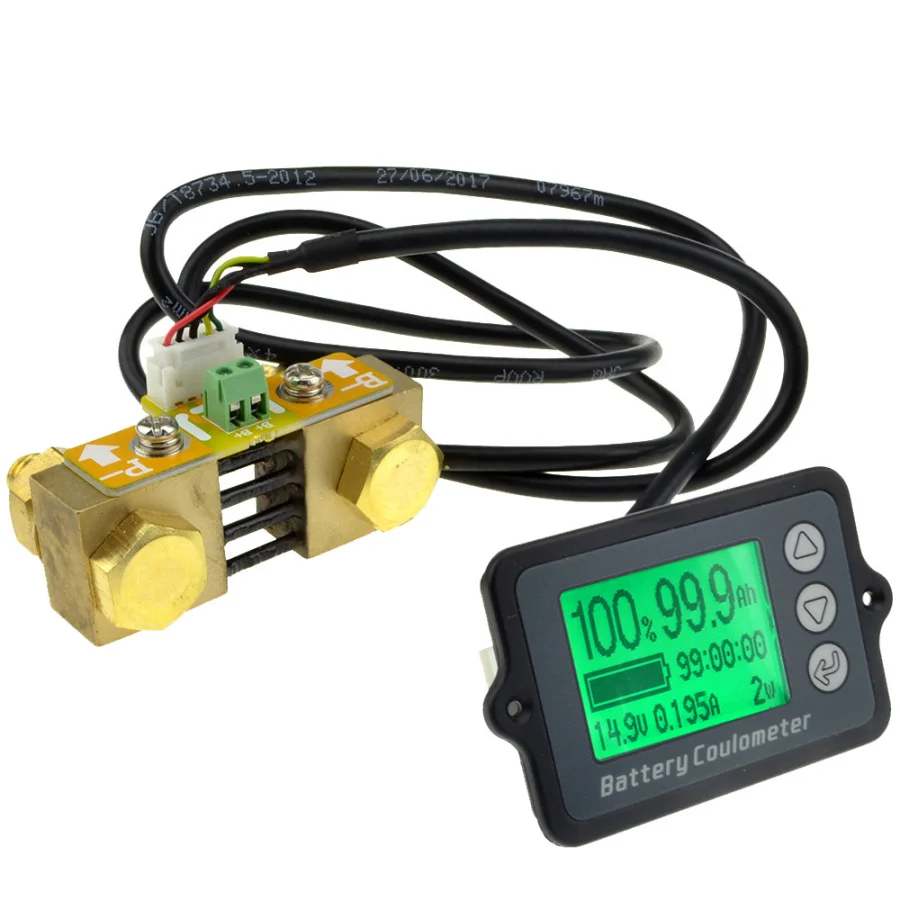 Кулометр 80 В 350 А индикатор емкости аккумулятора кулометр дисплей уровня