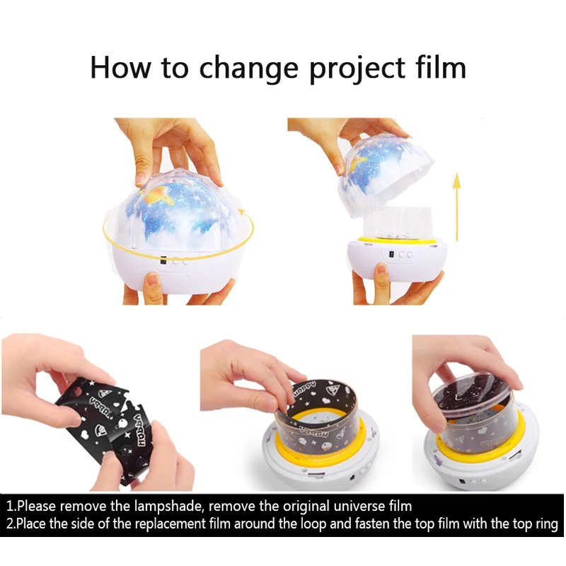 Светодиодные ночные светильники со звездами звездное небо волшебная планета