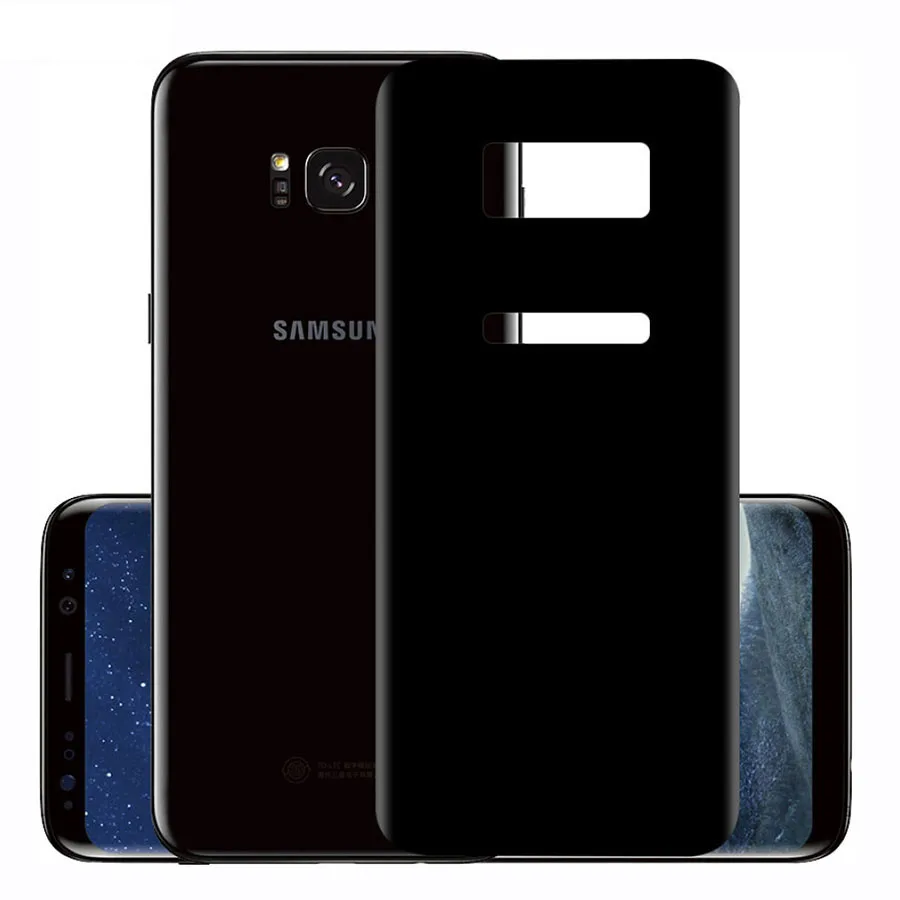 3D изогнутая задняя крышка из закаленного стекла для Samsung Galaxy Note 9 S8 S9 Plus 8