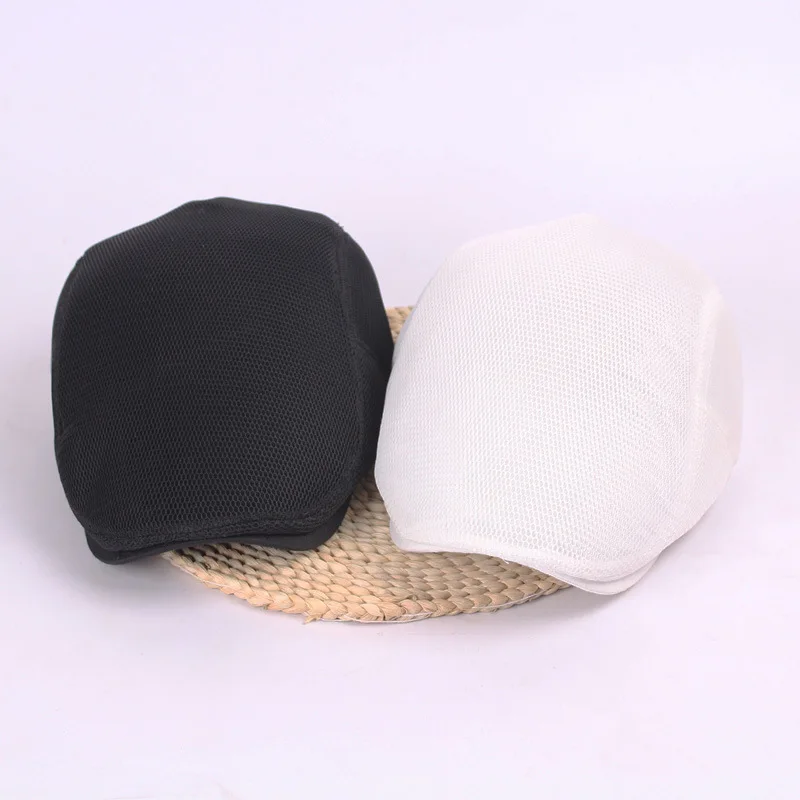 Летние хлопковые дышащие береты RoxCober простая модная плоская кепка из плюща