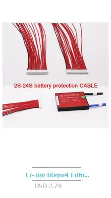 7S 6S 50A 30A Li-ion Lithium Battery Protection Board 60A/90A lipo BMS 18650 cells for car washer electric drill vacuum cleaner