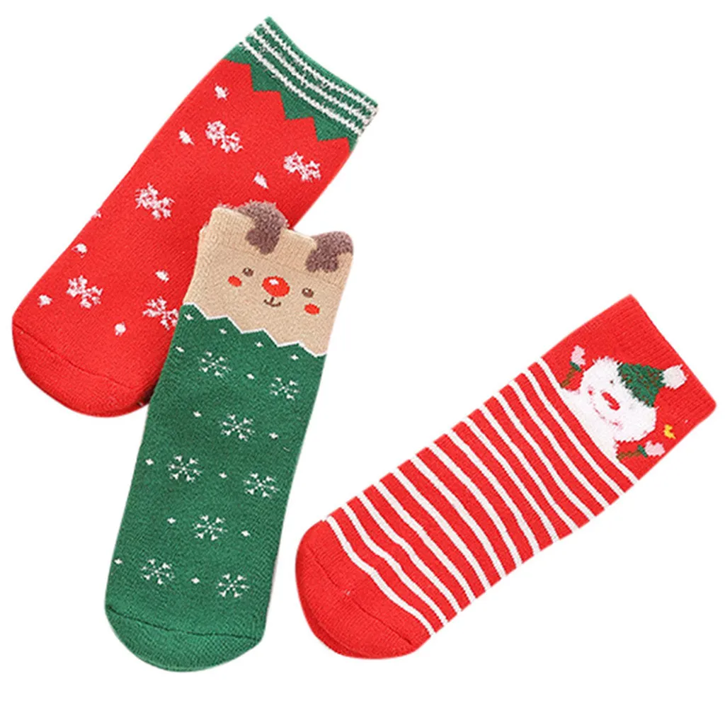 LONSANT/детские носки для новорожденных Милые тапочки с пингвинами малышей Теплые