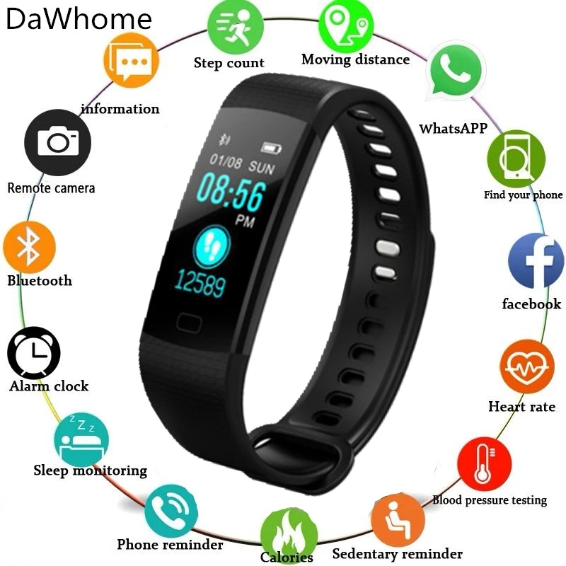 Новые смарт-часы для мужчин и женщин монитор сердечного ритма артериального