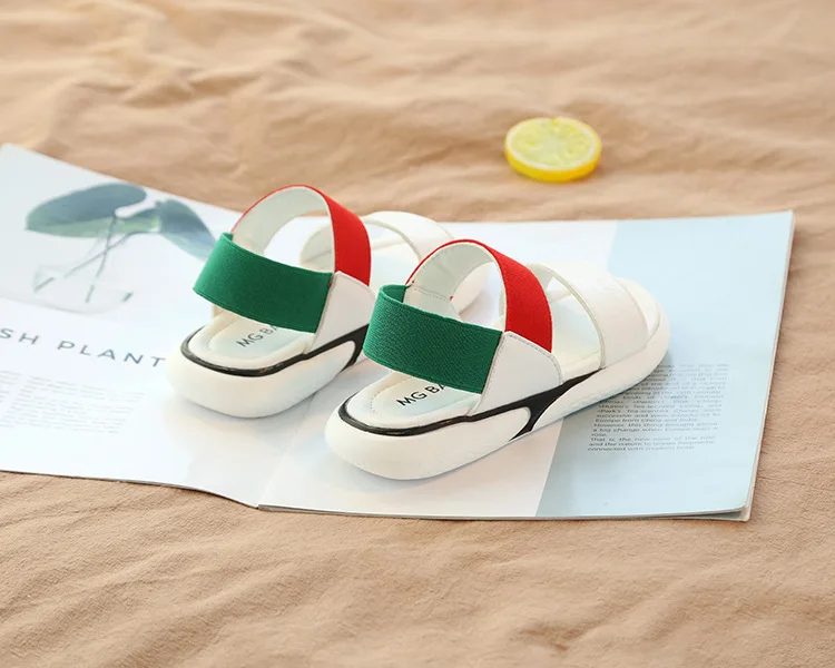 Детские летние пляжные сандалии для девочек повседневные модные спортивные