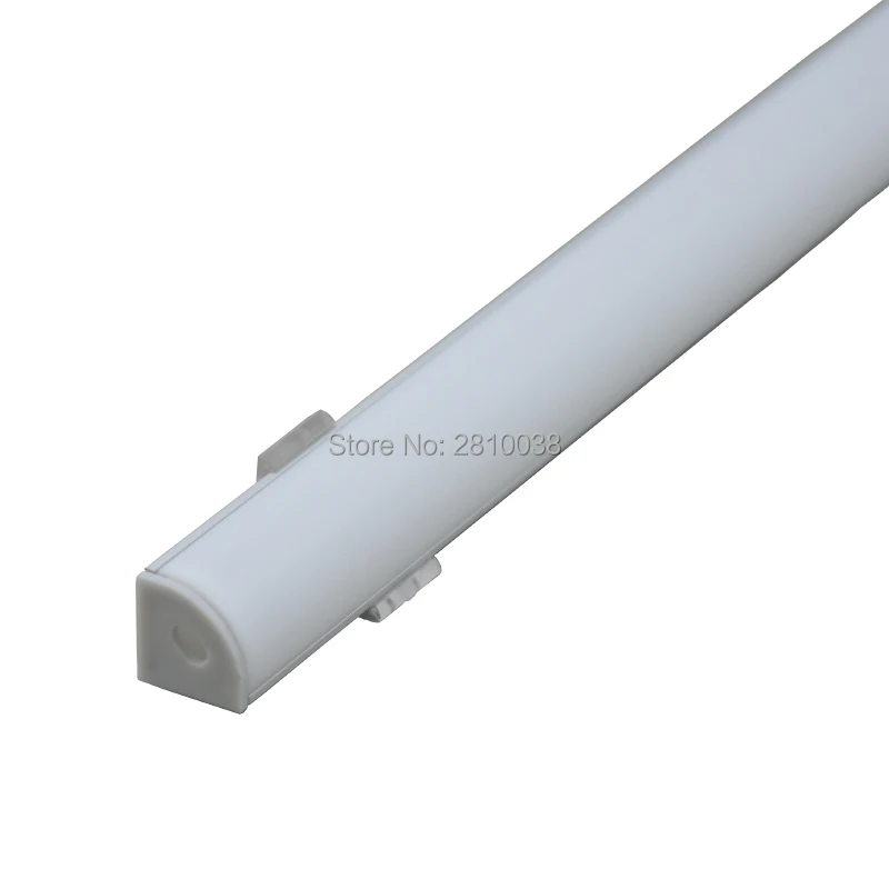 10 setslot 60 degree cornered aluminium led profile al6063 led aluminum profile for led strip light kitchen cabinet free global shipping
