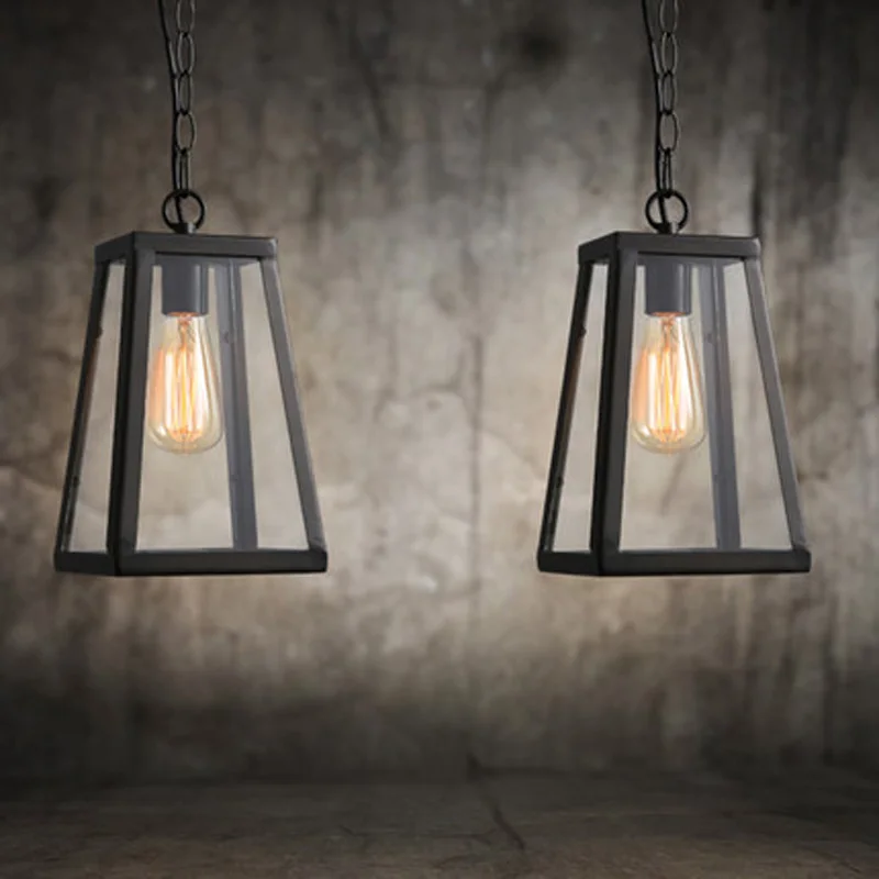 Винтажный подвесной светильник в стиле лофт фермерском простой Эдисона для