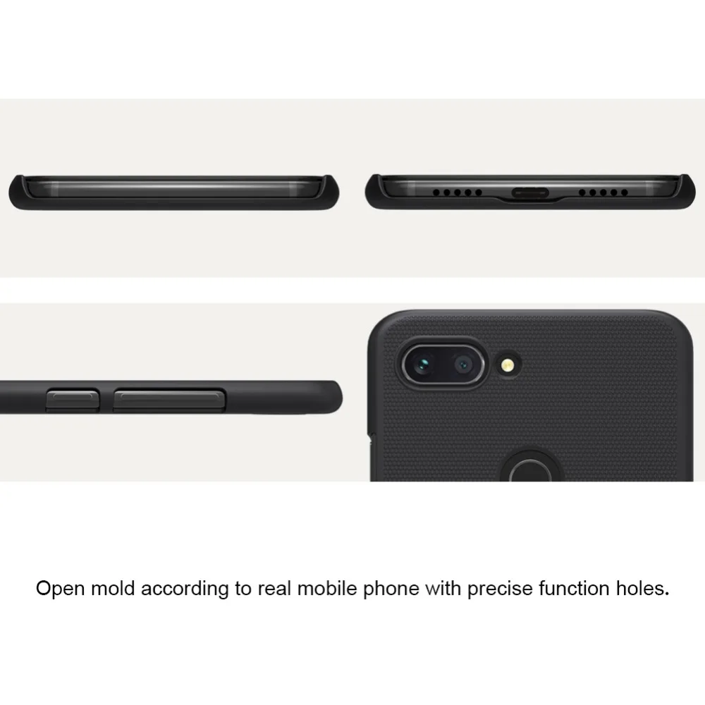 Чехол для xiaomi mi 8 lite 6 26 ''NILLKIN матовая жесткая задняя крышка Подарочный
