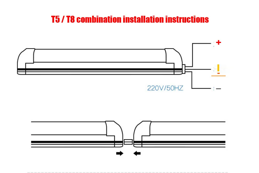 2835SMD T5/T8 Встроенная светодиодная Цвет трубка 0,3 м/0,6 м светодиодный красный, зеленый, синий, розовый, фиолетовый трубка для свежее Еда AC100-265V