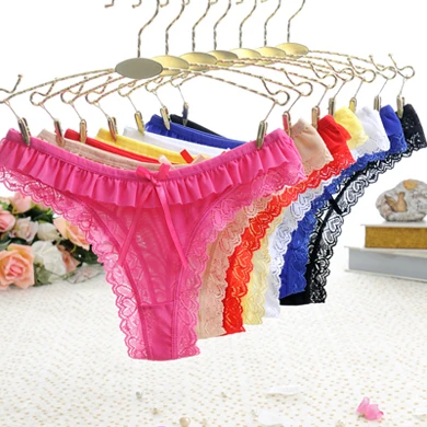 5pcs mix color 1504 5 шт./партия, женские стринги, Сетчатое нижнее белье, женские стринги с оборками, трусы для девочек, XXS-L, сексуальные интимные трусики 1504nP5 - Цвет: 5pcs mix color 1504