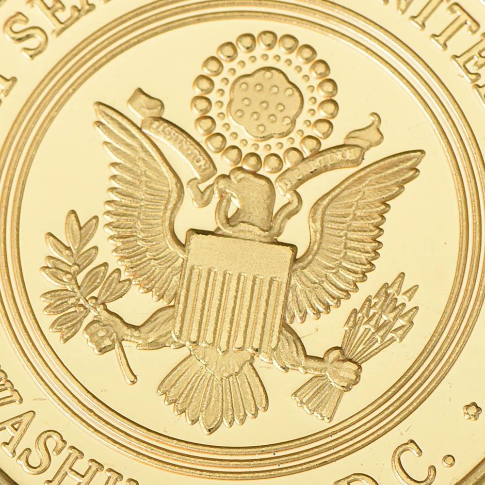 WR позолоченная монета центрального Агентства разведки памятная Заказная