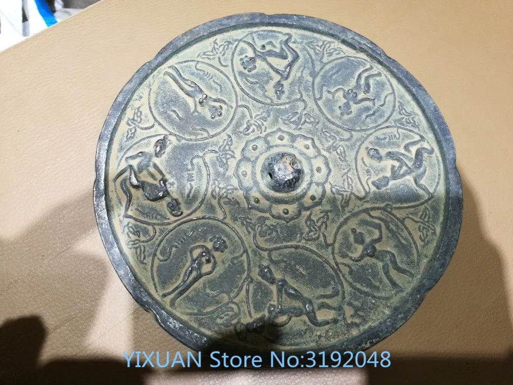 Китайские старые бронзовые зеркала фэн шуй большое бронзовое зеркало резьба по