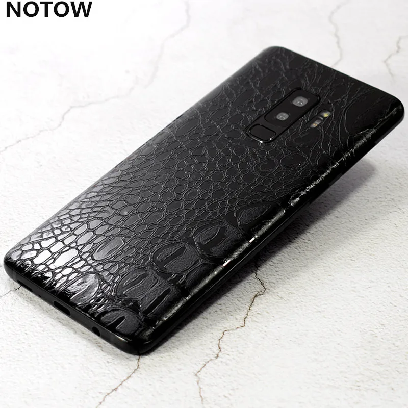 NOTOW модная наклейка из крокодиловой кожи ПВХ пленка для мобильного телефона