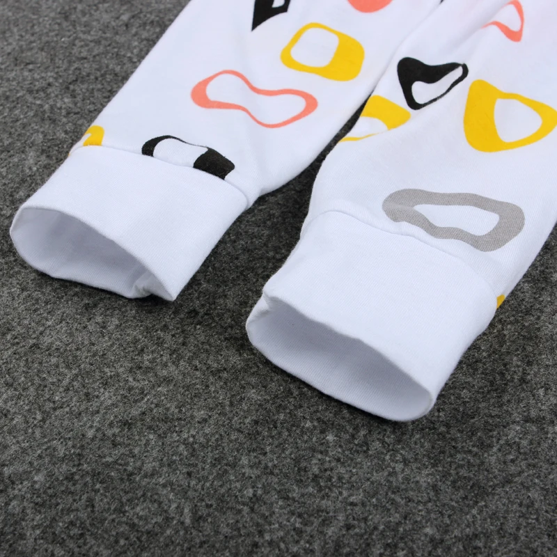 Новинка 2018 комплект одежды для маленьких девочек футболка с длинным рукавом +