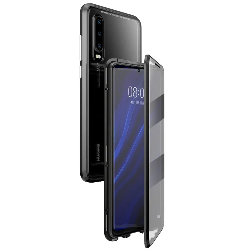 P30 PRO LUPHIE 360 градусов Полный Магнитный чехол для huawei p30 передний задний стеклянный чехол huawei p30 pro p 30 pro 30pro Магнитный чехол