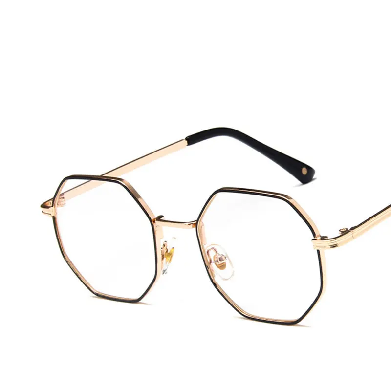 Модные корейские полигональные очки оправа с толстым краем для очков в стиле